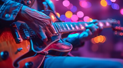 Obraz premium guitar and music