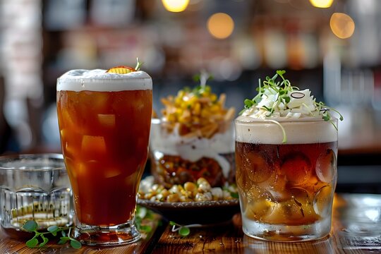 Indulgent Food and Frothy Beer Combinations:A Delightful Dining Experience
