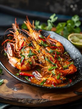 Mouthwatering Mala Prawns:A Spicy Seafood Delight in Sichuan-Inspired Cuisine