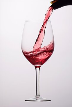 wine being poured into a glass Generative AI