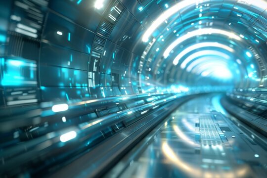Image of a speed futuristic background Beautiful, modern, background concept, hi-tech, technology, beautiful, future concept 3D rendering.
