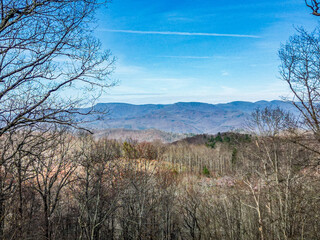 mountain view from porch