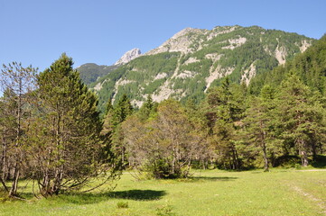 Wanderung an der Isar bei Mittenwald