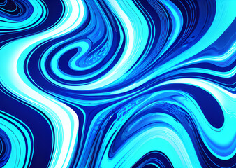 Fototapeta premium Bright poster, fashionable restro style, wavy multi-colored, beautiful wide format, 60s, 70s, 80s, colorful watercolor background for poster or brochure cover design, Generative AI
