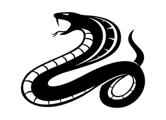 Cobra snake icon isolated on white background. - 764790774
