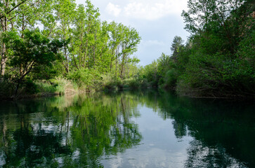 Fototapeta na wymiar Río en primavera
