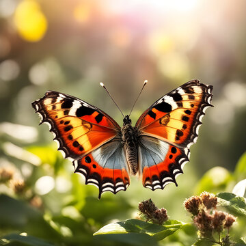 a colorful butterfly in nature
