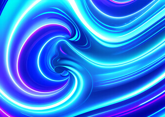 Fototapeta premium Bright poster, fashionable restro style, wavy multi-colored, beautiful wide format, 60s, 70s, 80s, colorful watercolor background for poster or brochure cover design, Generative AI