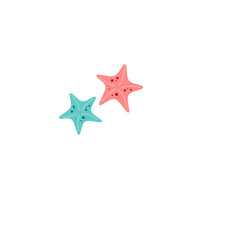Fototapeta na wymiar Starfish illustration 