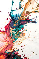 JYJ's Visual Symphony: Chic Modern Interpretation of a Musical Journey | Vibrant Abstract Album Cover Art