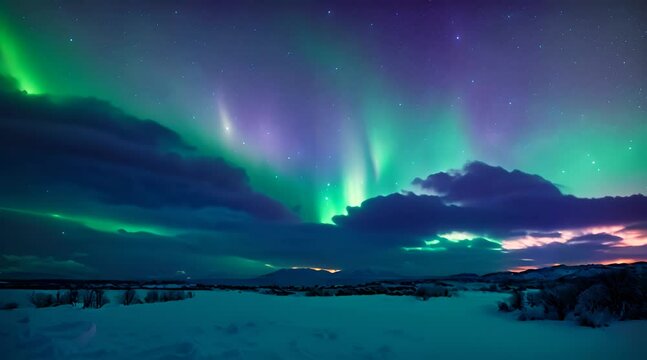 ntense aurora borealis, also known as the Northern Lights, is a mesmerizing natural light display that graces the polar skies. This celestial phenomenon occurs when charged particles from the sun coll