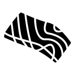 salmon glyph icon