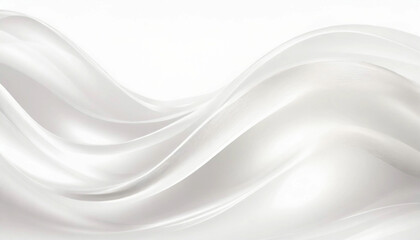 white background with smooth waves, smooth and shining, soft glow, smooth gradient - obrazy, fototapety, plakaty