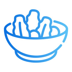 salad gradient icon