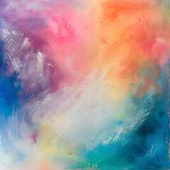 Pastel Abstract, Oil Painting with Textured Strokes, Natural Oil Paint Background, Abstract background