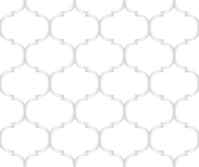 Vector repeating decorative silver grid. Transparent background.
