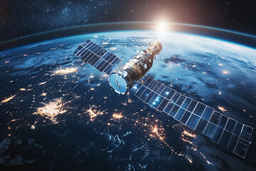 Concept of Global Satellite Communication, Orbiting Satellites Around the Earth