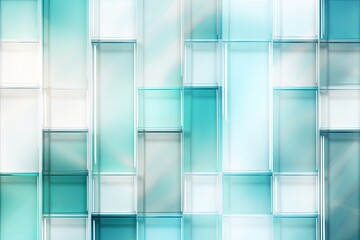 abstract glass tiles background color cyan