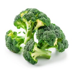  broccoli isolated on white background
