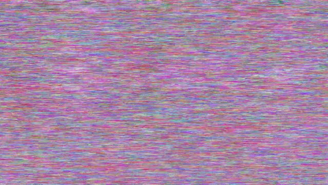 Classic White Noise Analog Signal Destruction. Glitches made with analog Signal circuit bending techniques called Datamoshing or Databending. Unique generative visual art.