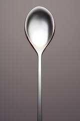 a image of a spoon with a slice out of it face, in the style of postmodern photomontage сreated with Generative Ai