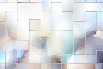 abstract glass tiles background color white
