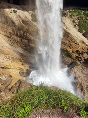 Pericnik waterfall, Slovenia. Pericnik waterfall in Logar valley in Slovenia
