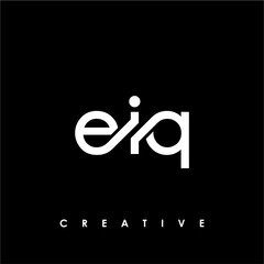 EIQ Letter Initial Logo Design Template Vector Illustration
