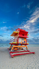 lifeguard tower on the beach