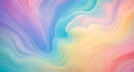 Kissenbezug Abstract colorful soft pastel background © moon