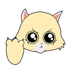 Cat have a little claw