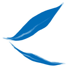 blue splash