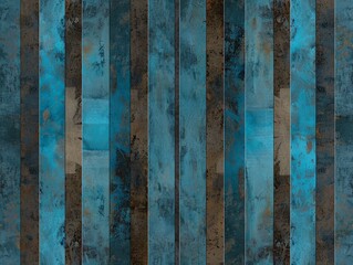 Azure strips and dark brown stripes wallpaper