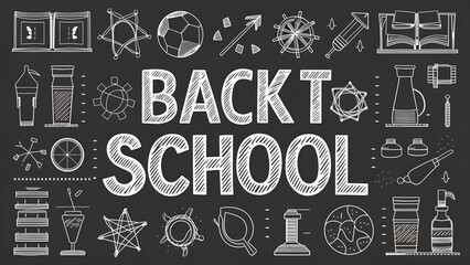 Back to school vector background design