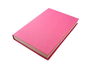 Fototapeta premium Pink book isolated on a transparent background.