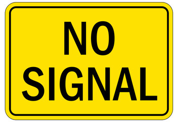 Railroad crossing sign no signal