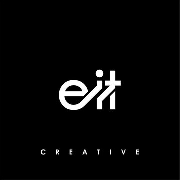 EIT Letter Initial Logo Design Template Vector Illustration