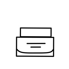 Skin Care Line Icon 