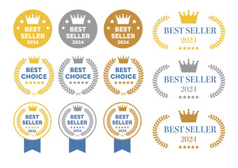 金　銀　銅　メダル　月桂樹　ランキング　素材セット