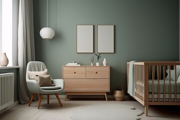 Babys Room With Crib, Dresser, and Chair