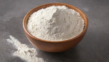Fototapeta na wymiar All-purpose flour in a bowl