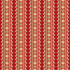 Colorful saree fabric pattern design. Seamless repeating saree pattern.