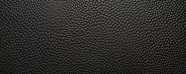 Deurstickers Black leather texture backgrounds and patterns © Lenhard