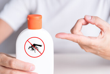 finger pointing mosquito repellent, dengue, epidemic, infection, virus