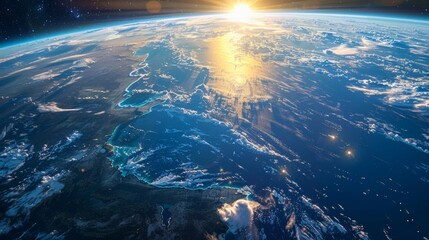 Detailed satellite imagery showcasing the breathtaking beauty of Earth's Oceania region, including Australia, New Zealand, Melanesia, Polynesia, and Micronesia. - obrazy, fototapety, plakaty