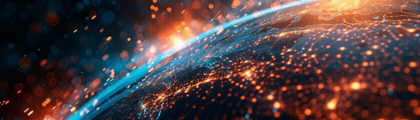The uncontrollable digital sphere, with a rapid global network speed and overwhelming Earth connectivity, leads to insanely swift data transfers and chaotic transactions.