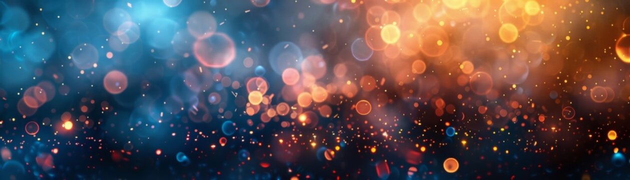 Soft focus lights producing a dreamy backdrop for coding operations.