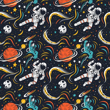 Exciting Space Adventure Exploration Tile Image