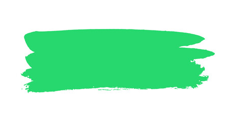 Handgemalter Pinselbanner mit grüner Farbe - 764910351