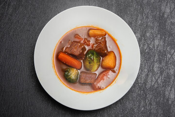 ビーフシチュー　Homemade beef stew set photo - 764911526